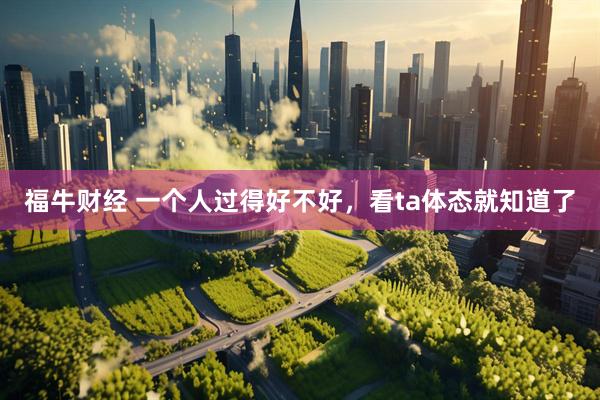 福牛财经 一个人过得好不好，看ta体态就知道了