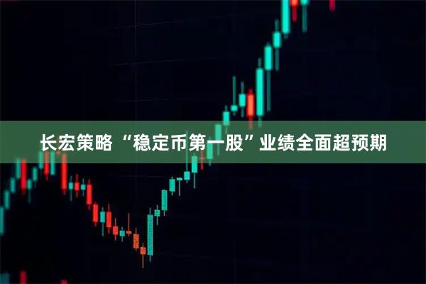 长宏策略 “稳定币第一股”业绩全面超预期